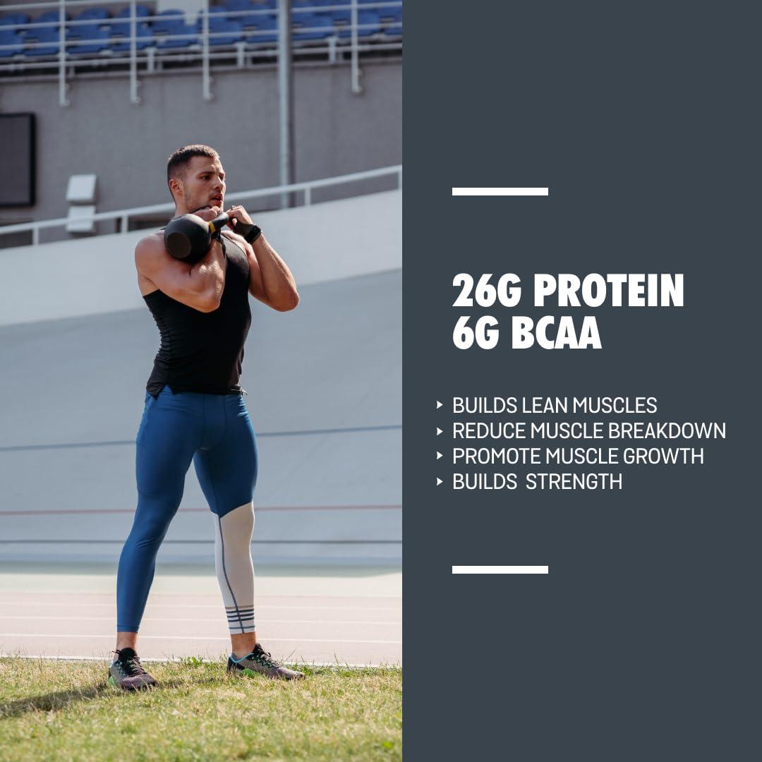 Sparkfusion Sparkfusion Premium Gold Whey Protein Isolate | 26g Protein,6g BCAA per Serving | Easy Mixing, Low Carbs, Easy Digesting | For Muscle Building & Recovery (Rich Chocolate, 1 kg (Pack of 1))