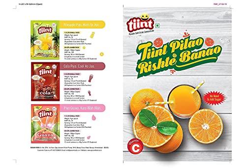 Tiint Tiint Instant Drink Mix, Cola - Pack of 24 (Per Pack 9 GM) Powder Soft Drink Concentrate | Enriched With Vitamin-C | Instant Drink Mix | Immunity Booster | Drink Anytime