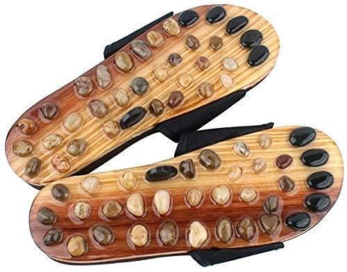 Vroxy Vroxy Acupuncture Points Foot Massager Slippers Foot Feet Massager kit Wooden Relaxing Acupressure Slippers chappal For Unisex (1Pair)