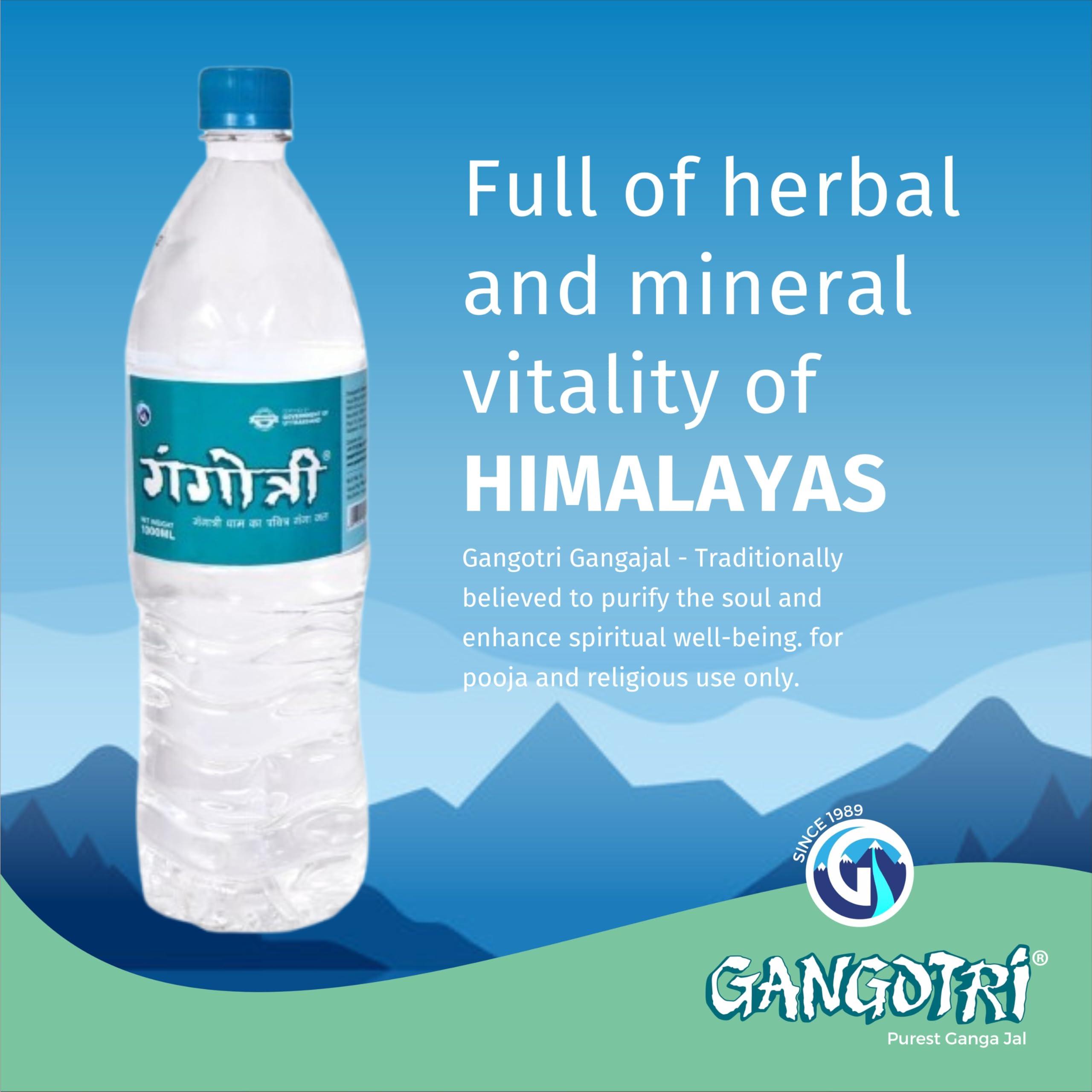 GANGOTRI GANGAJAL 200ML (Gift Box) Pack of 11 Pouches Containing 200 ML Gangajal in One Pouch (200 Ml 11 Pouches = 1 Box