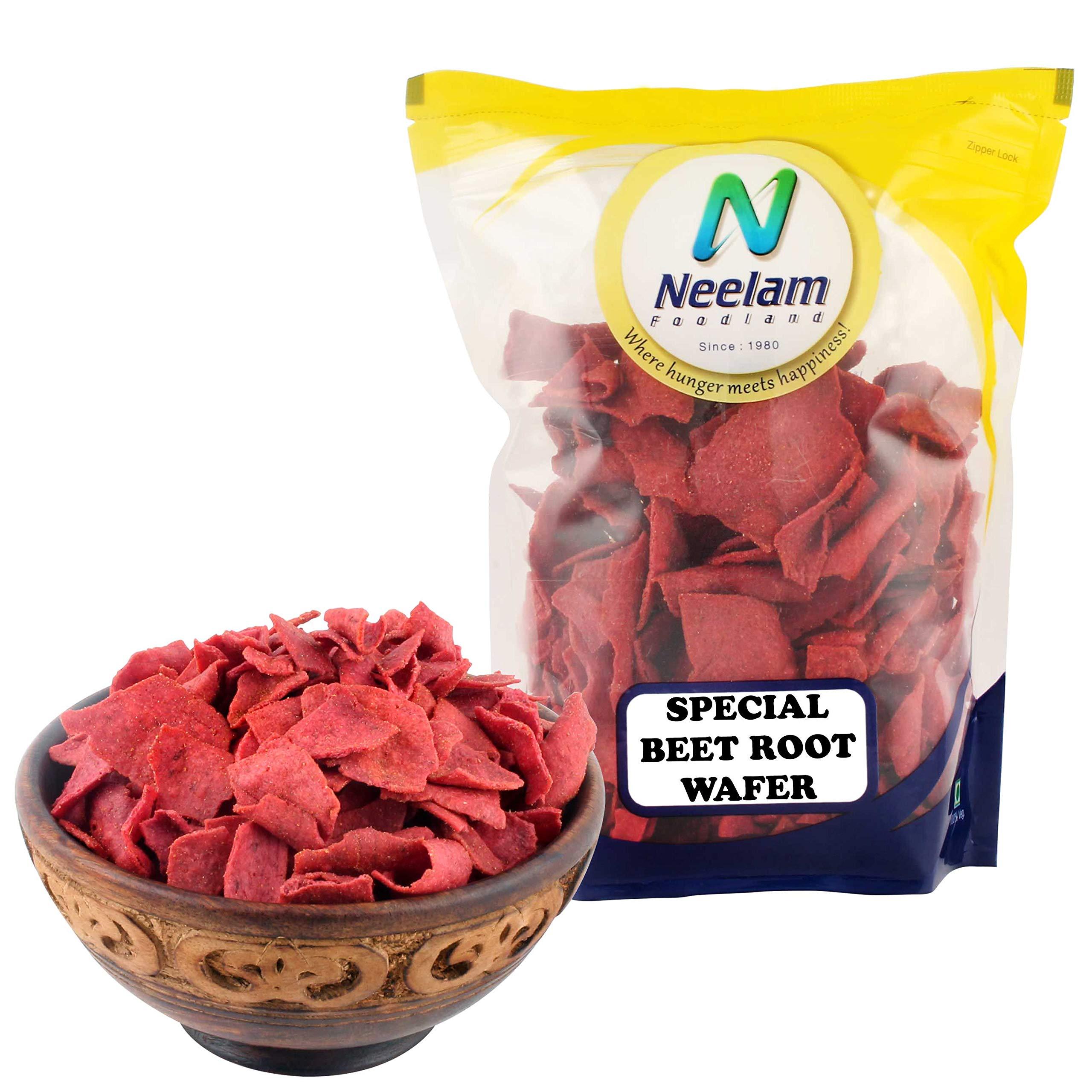 Neelam Foodland Neelam Foodland Special Beet Root Wafer 400G, Red