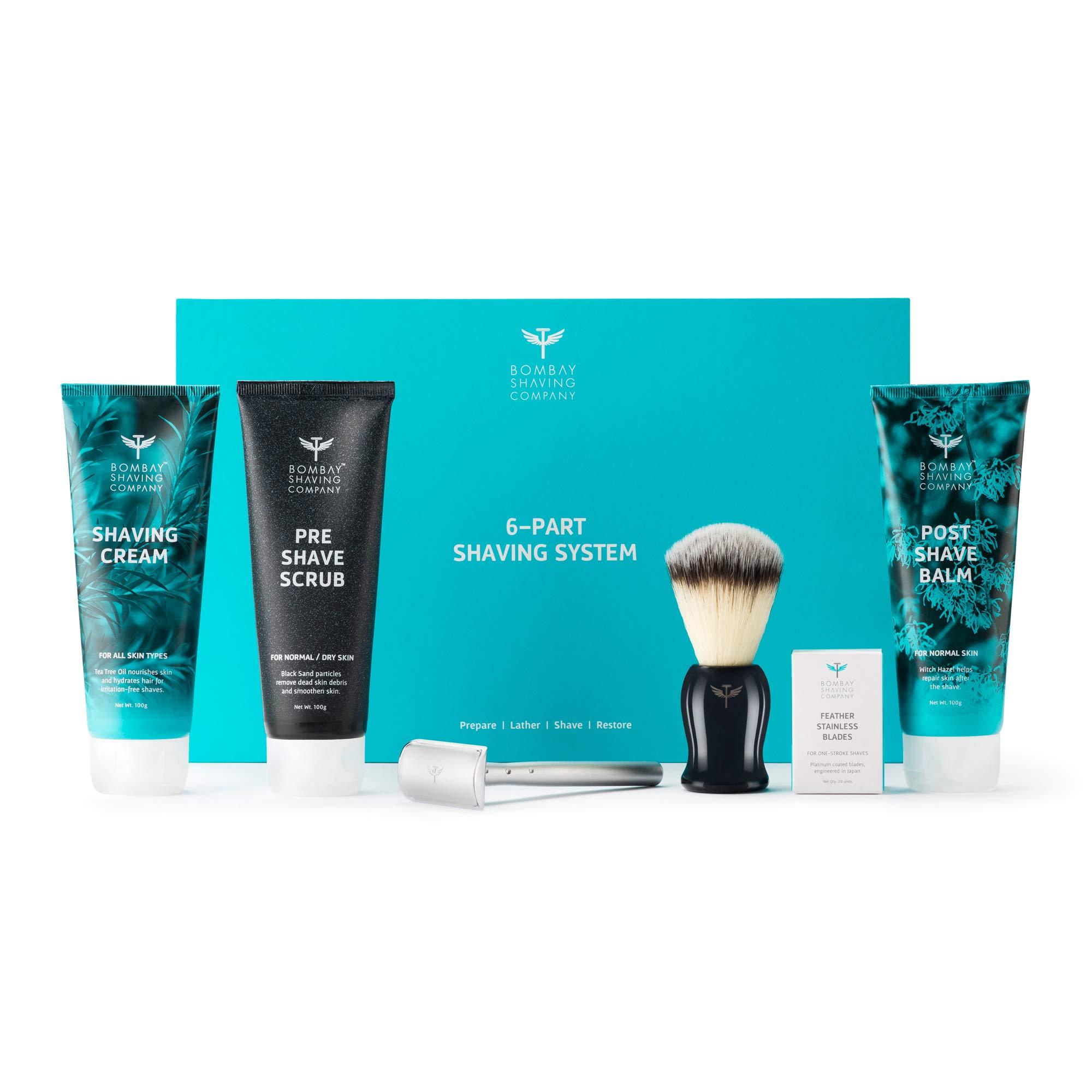 Bombay Shaving Company Bombay Shaving Company 6-in-1 Shaving and Grooming Kit with Charcoal Face Wash