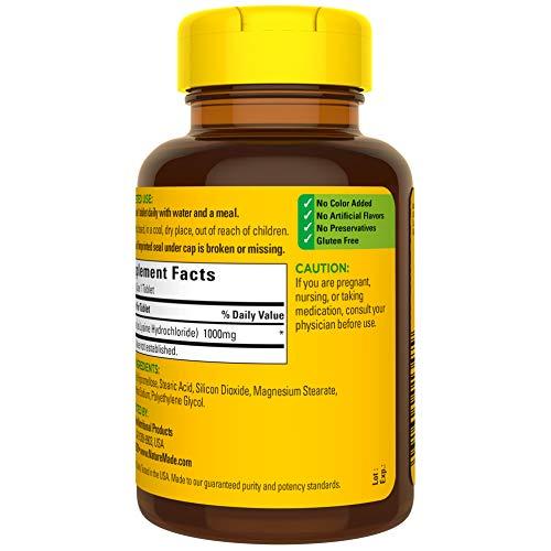 Nature Made Nature Made L-Lysine 1000 mg 60 Tablets