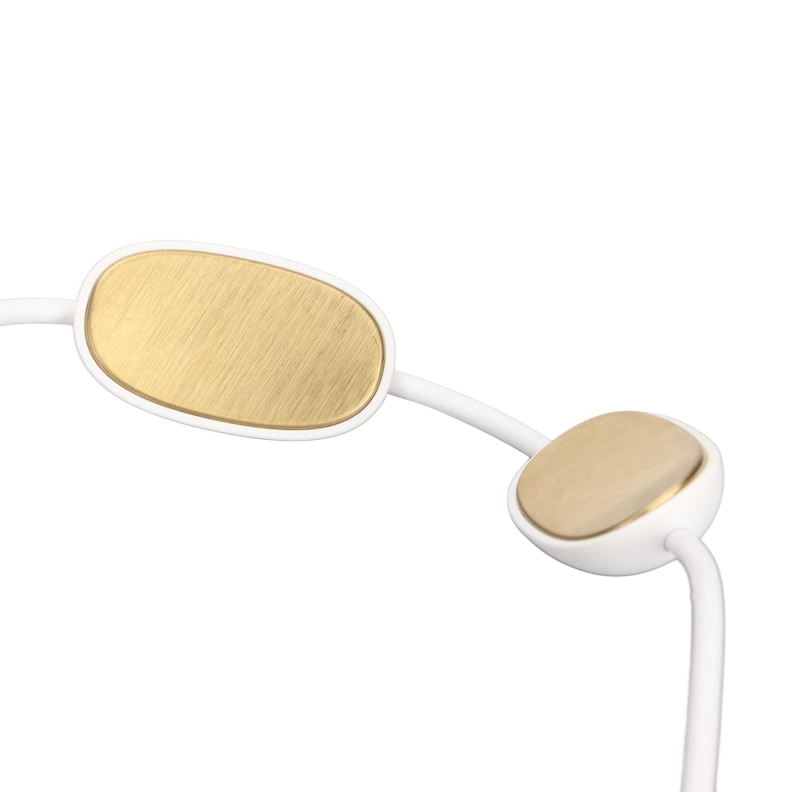 DNEI Pendant Neck Massager, Intelligent Hanger Neck Massag Cordless for Neck Relax for Shoulder (White)