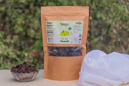Organic Anand Organic Anand Natural Dried Sweet Amla Candy| Awla (Indian Gooseberry) Salt, Sugar, Masala Candy Homemade Amla Candy, Dry Amla Pieces,(200gm- Pack of 1)