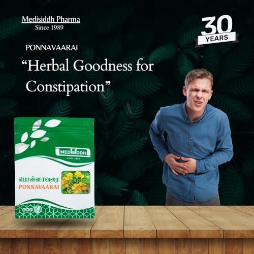 MEDISIDDH Medisiddh Ponnavarai Chooranam 50 Gms Pack of 2, Coffee senna, Kasaunda, Kasamarda, Thangedu, Mattantakara, Kolthogache, Controls Constipation,Skin fissures,Scabies, Rashes,Wasp sting.