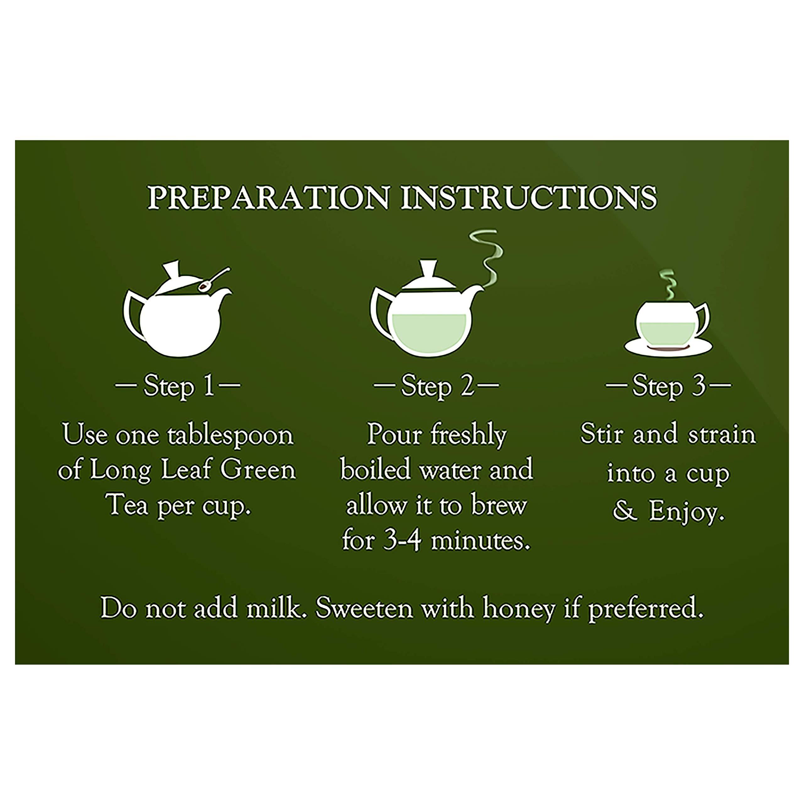 TE-A-ME TE-A-ME Long Leaf Green Tea, 200 gms | Green Tea | Green Tea Loose Leaves | Loose Green Tea | Loose Green Tea Leaves | Pure Green Tea