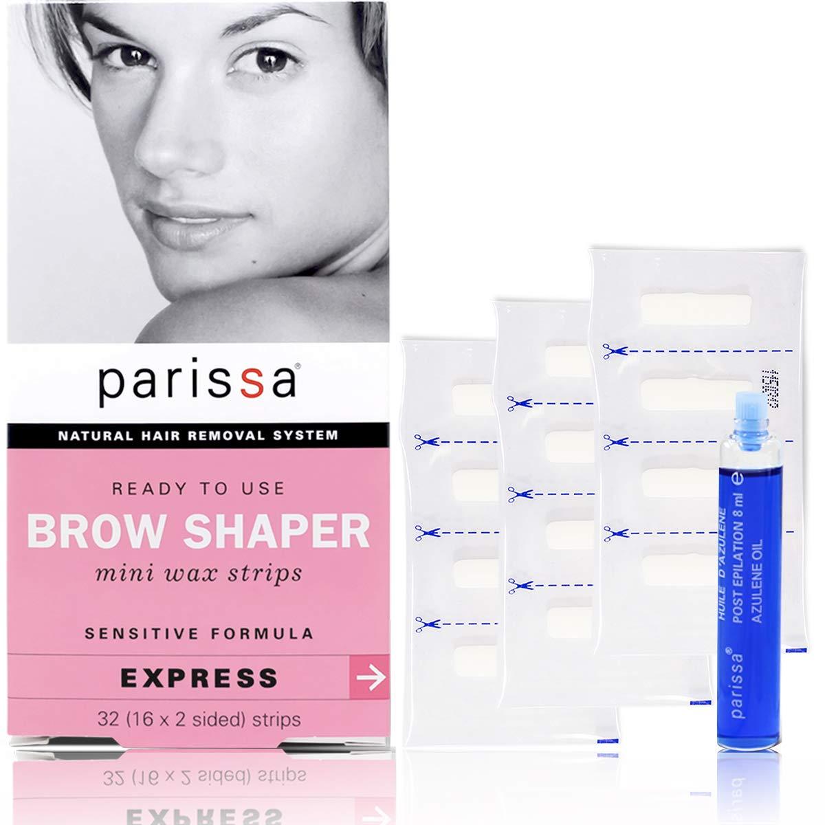 Parissa Parissa Hair Removal Systems Wax Strips Mini Eyebrow 32 Count