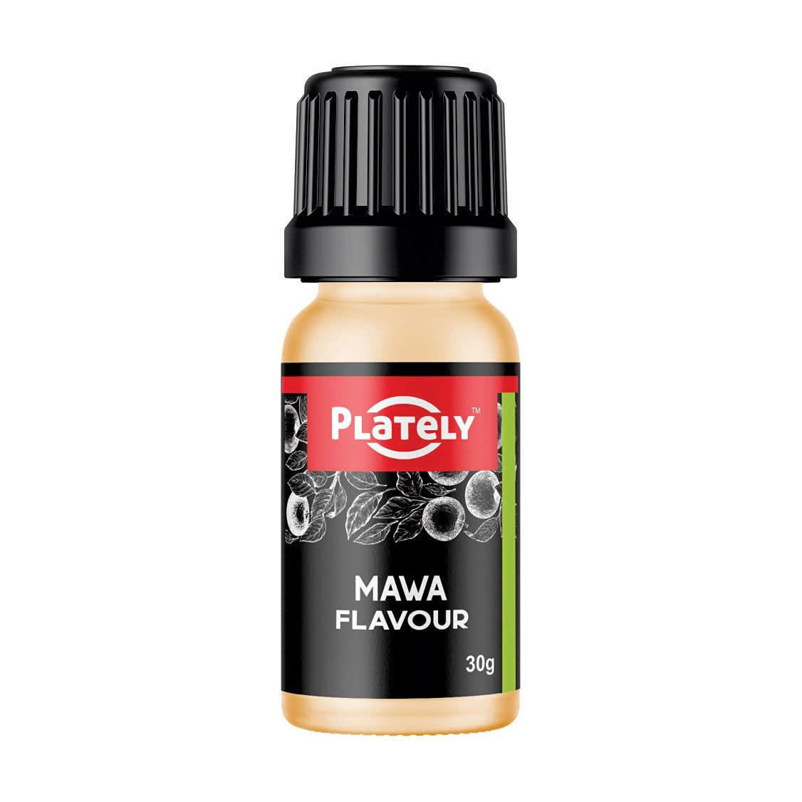 Plately Plately - Mawa - Food Flavour Essence for Baking Cakes, Cookies, Chocolates, Ice Creams, Desserts, 30g