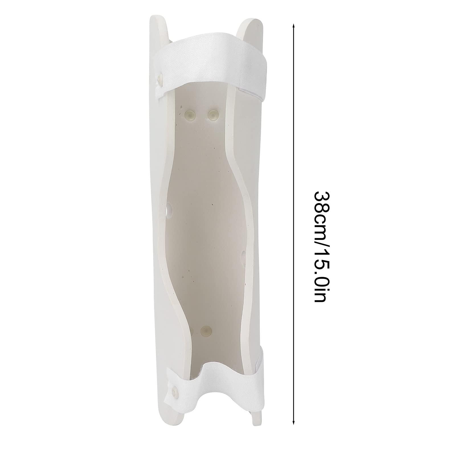 JUYT Leg Support Brace, Hook Loop Belt Open Patella L Size 15.0in Comfortable Foam Knee Support Bracket Knee Immobilizer for Joint Pain Relief for Knee Pain(Left leg)