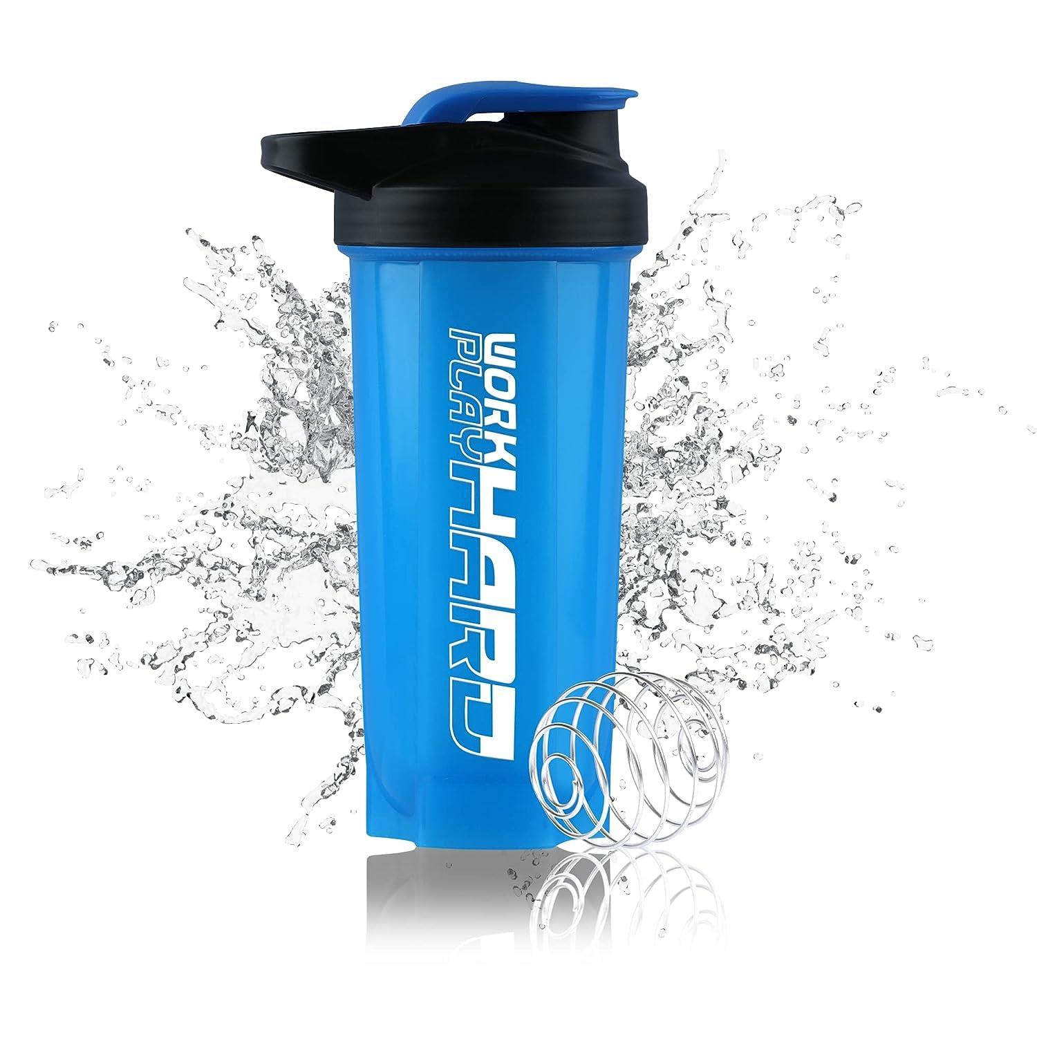 TRUE INDIAN TRUE INDIAN (Pack of 2) Shaker Bottle Combo For Men WORKHARD Shaker With DREAM BIG Sipper Shaker For Protein Shaker Bottle Sipper For Gym Water Bottle Shaker & Sipper Shaker For Men & Women