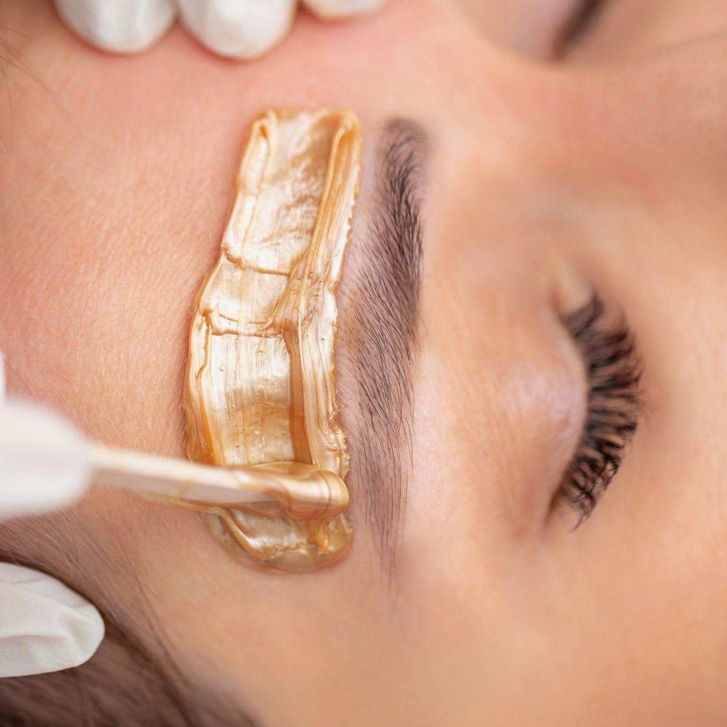 Zusaca Zusaca Hard Wax Beans for Waxing, Hair Removal Face Leg Chest Back Bikini, Hard Sensitive Skin, Facial Cream, Pearl Hand Hot Wax Beads For Mens Women Body, Revolution Remover - 200 g (Azulene)