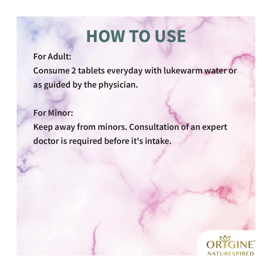 ORIGINE NATURESPIRED Origine Naturespired Punarnava Tablet | Natural Supplement For Kidney Health | Good Gut Health And For Healthy Appetite, 60 Tablets, Pack of 2