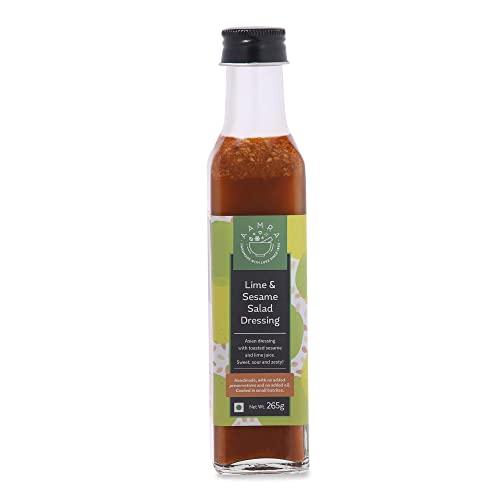 Aamra Aamra Natural Homemade Lime & Sesame Salad Dressing, No preservatives, Oil- Free 265gm