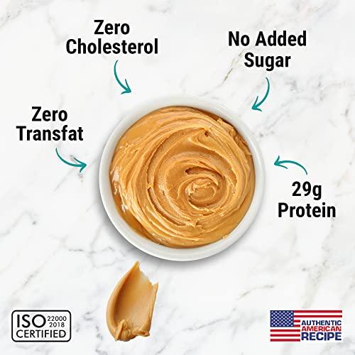 Happilo Happilo All Natural Unsweetened Peanut Butter Creamy 1Kg, Protein Rich, Roasted Peanuts, No Added Sugar