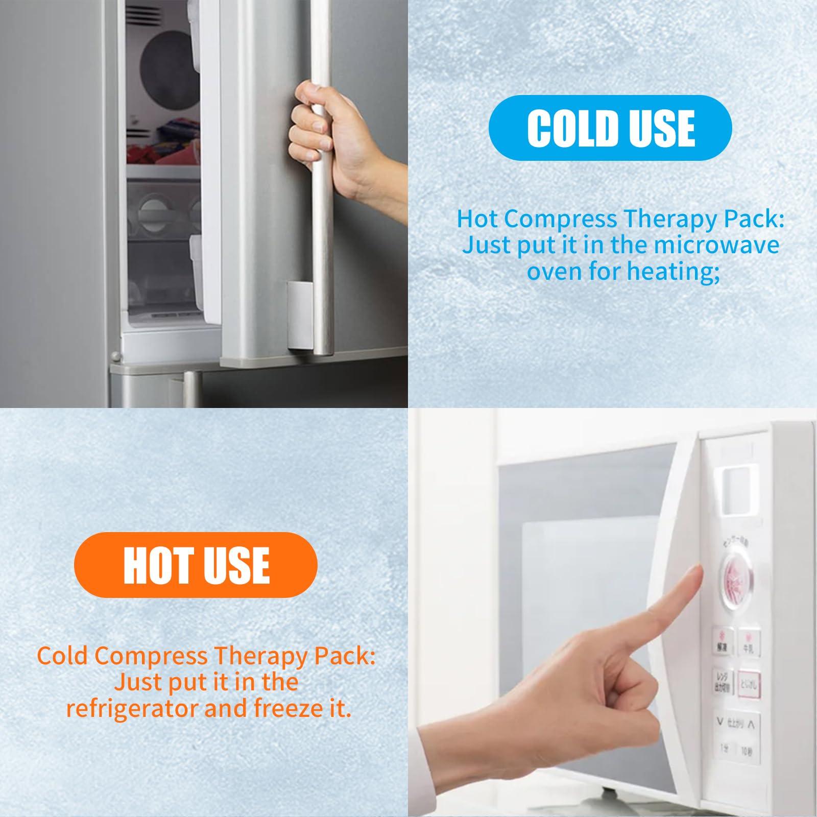 WORLD-BIO WORLD-BIO Knee Ice Pack Wrap for Injuries, Reusable Cold Compress Gel Pack Support for Knee Replacement Surgery Recovery, Bursitis Arthritis Pain Relief, Flexible and Adjustable (11.5\'\' x 7\'\')