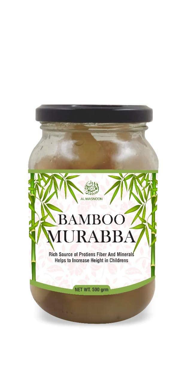 AL MASNOON AL MASNOON Homemade Bamboo Murabba Helps Increasing Height Growth Bamboo Shoots Murabba | Bans Ka Murabba 500 grm | Good for Health 500grms