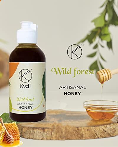 Kvell Kvell Wild Forest Honey | 100% Pure and Natural, Unpasteurized, Unadulterated, Single Origin |Raw Honey Combo of 2 (500gm+325gm) (Wild Forest325gm)