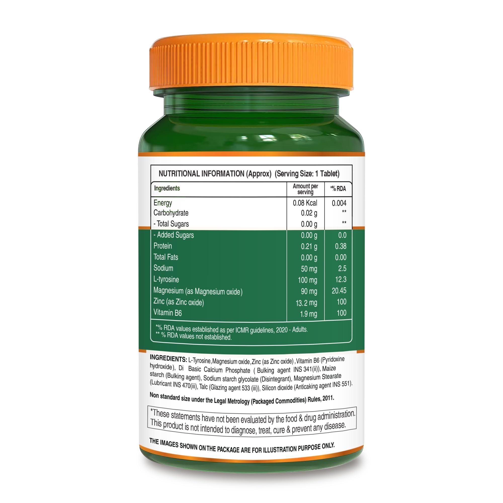 PURE NUTRITION NATURAL TREASURES Pure Nutrition Zinc ZMA Supplements for Men and Women | Zinc Magnesium Tablets for Muscle Recovery, Bone Support, Stress Relief and to Enhance Sleep Quality (120 Tablets)