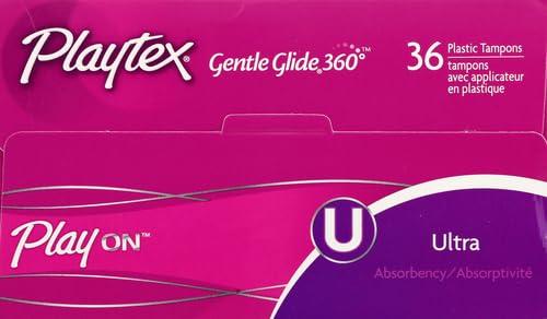 Playtex Playtex Gentle Glide Tampons with Triple Layer Protection, Ultra , Unscented - 36 Count
