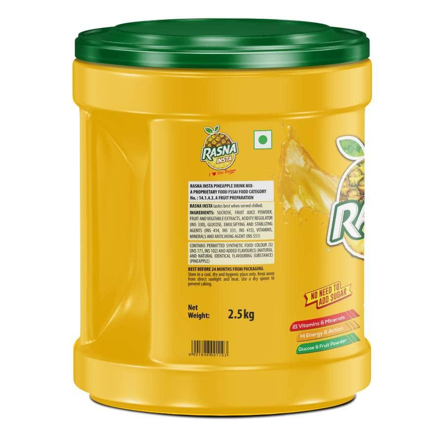 Rasna Fruit Plus 2.5kg Pineapple (Pack of 1)