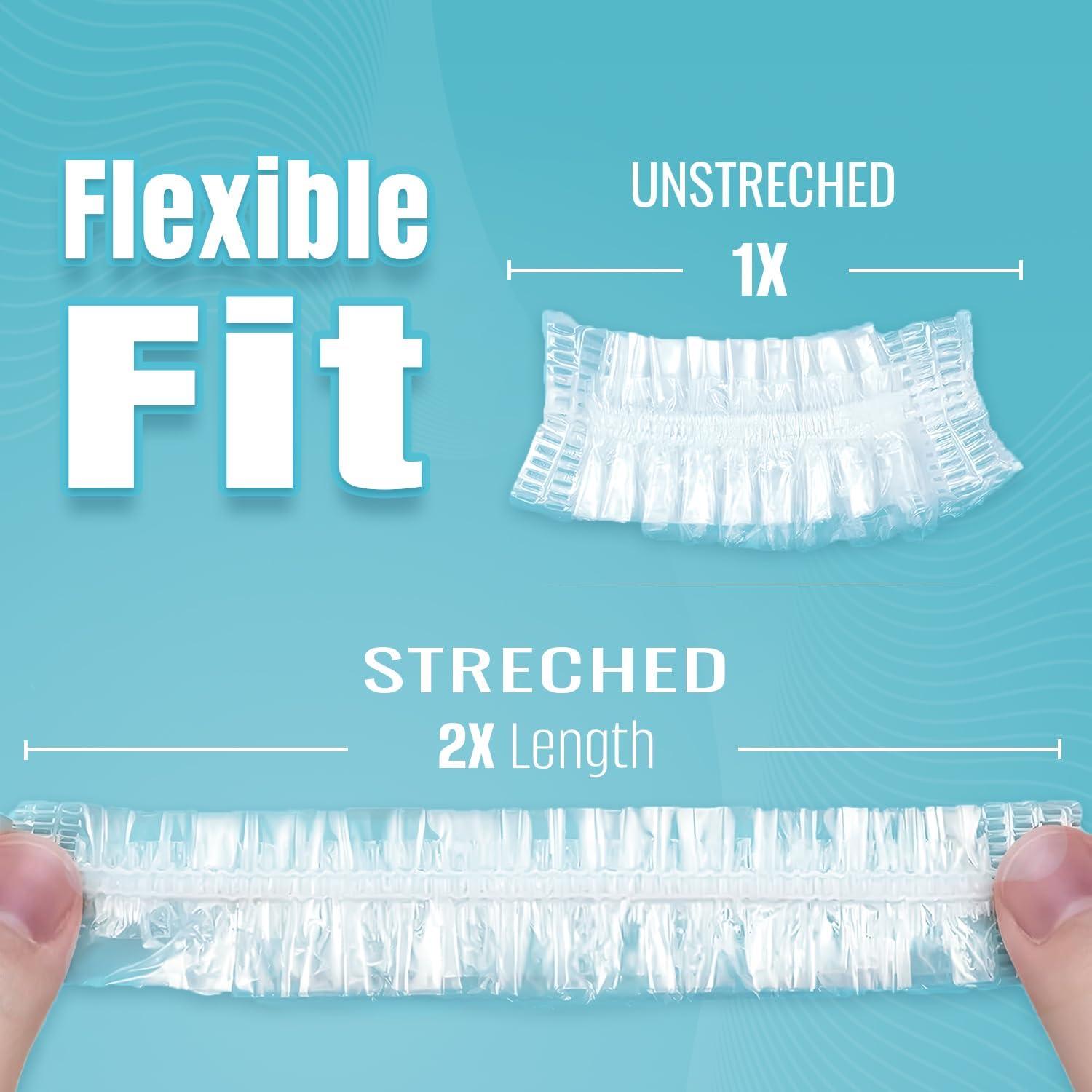 Belanto Waterproof Ear Stickers 500pcs, Disposable Ear Waterproof Ear Protection for Swimming, Showering and Other Water Sports Kids,women Heel Invisible Foot Sticker, Plastic (Disposable Ear Covers 500)