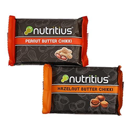 Nutritius Nutritius Peanut Hazelnut Premium Soft Chikki Set In Combo Pack (Pack Of 7)
