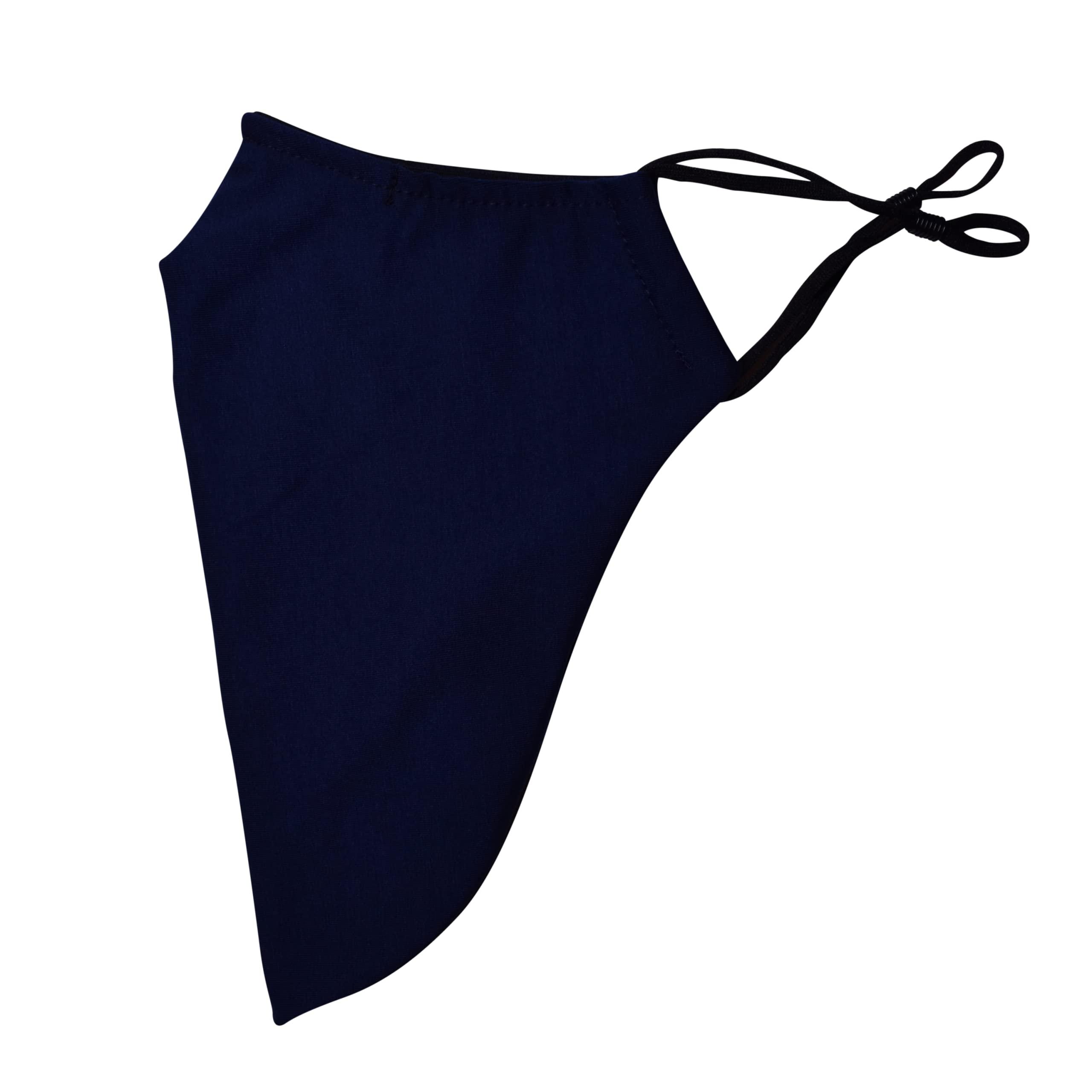 KT Valley Company Beard Face Mask for Men with a Beard, Bearded Men Face Mask, Reusable and Comfortable Beard Mask (Navy Blue)