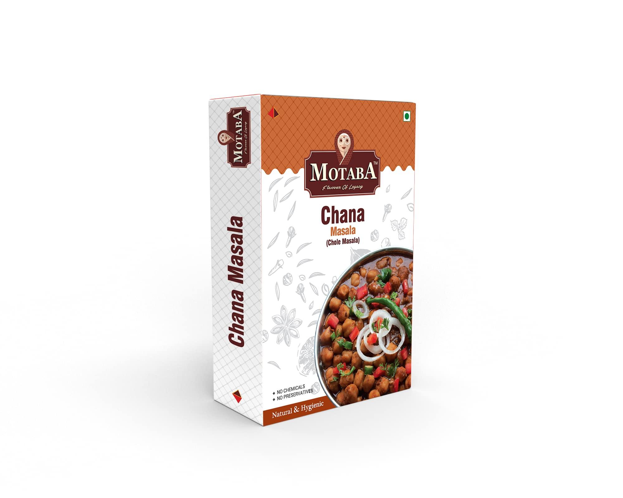 MOTABA Motaba Chatpata Chhola Chana Masala| Fresh & Special Chana (Chhole) Masala Powder | Easy to Cook | Spice Mix (500gms, Pack of 1)