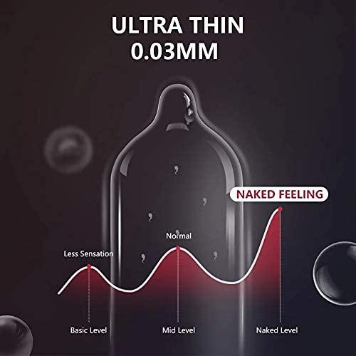 OSQUI OSQUI Dotted Extra Ribbed Stimulated Time Delay Condom For Men