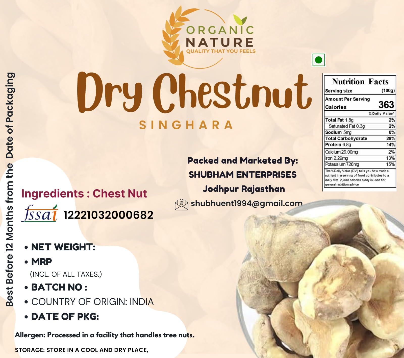 ORGANIC NATURE Organic Nature Dry Singhara Chestnut (100 Grams)