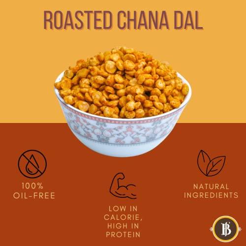 BIKANA FRESH Bikana Fresh Roasted Chana Dal | Oil-Free, Protein Rich, Gluten-Free, Ready-To-Eat Snack | Indian Snacks (200gm (PACK OF 3))