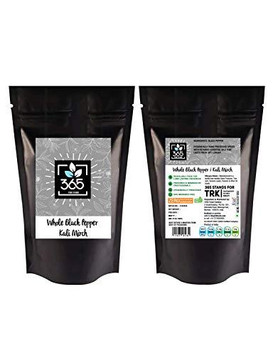 365 STORE TO DOOR 365 STORE TO DOOR Whole Black Pepper Corns/ Sabut Kali Mirch 800 gm, Malabar Pepper, Kerala Spices, Special Extra Bold, Fresh Grocery Items