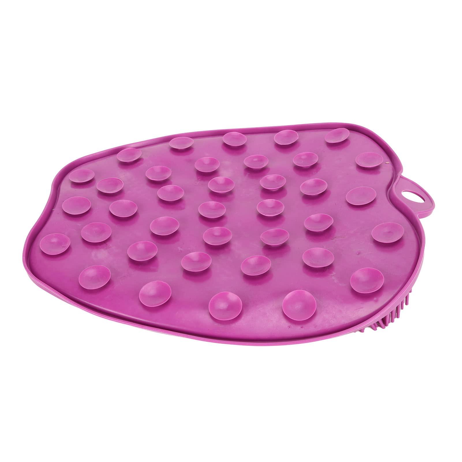 DNEI Feet Cleaner, Shower Foot Scrubber Odour Removal Fatigue Relief for Bathroom (Purple)