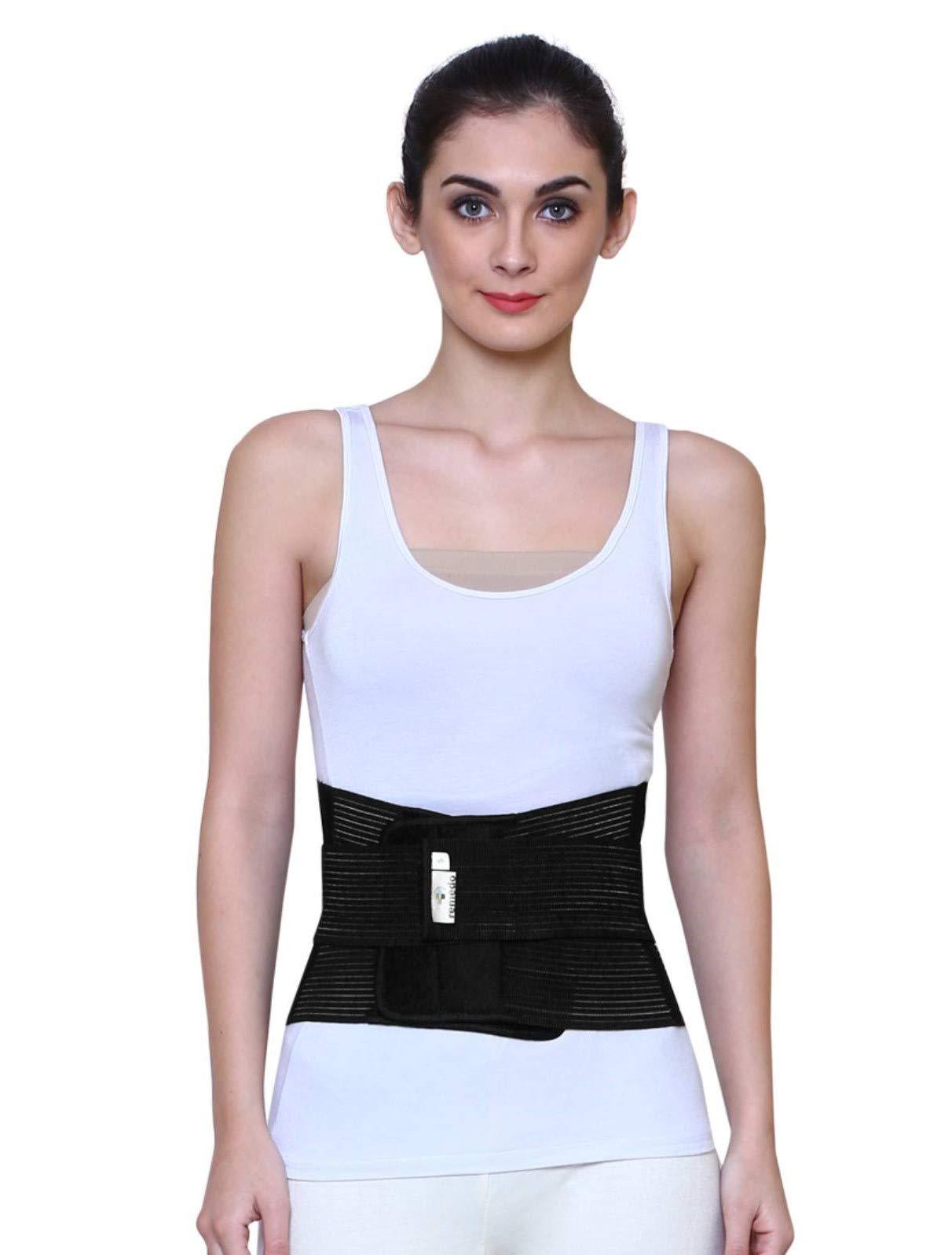 Remedo Remedo Lumbar Support Belt, Medium 32-36 Inches (Black)