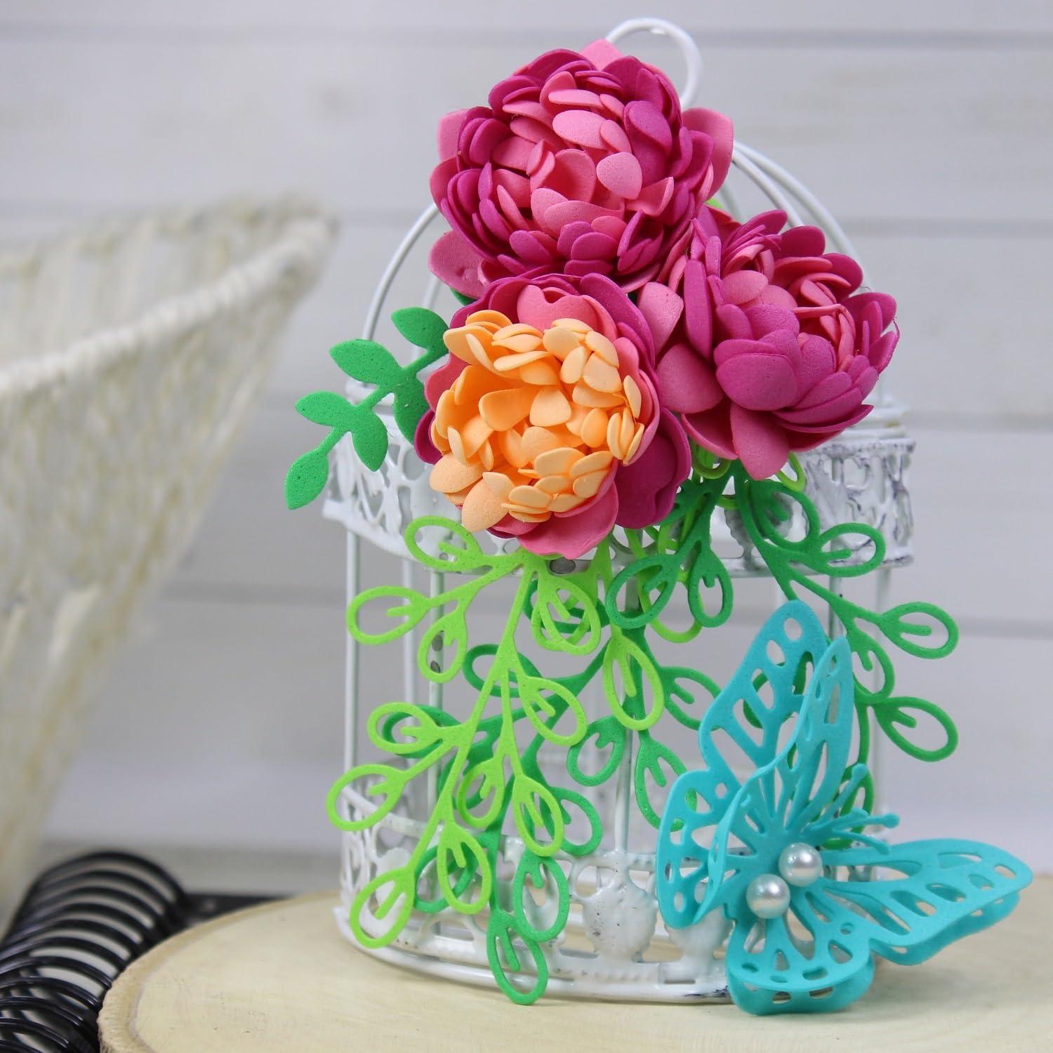 Little Birdie Little Birdie Bloom Foam Sheet for Craft Lime Green |Eva Foam Paper for Scrapbooking, Craft Projects, Decorations | Foam Paper for Flower Making 35cm X 30cm, 0.7mm (Pack of 2, 8 Sheets)