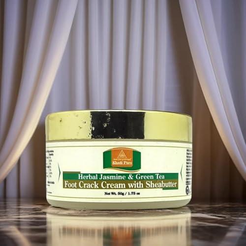 Khadi Pure Khadi Pure Fairness Cream & Jasmine Green Tea Foot Crack Cream, 50 g (Pack of 2)