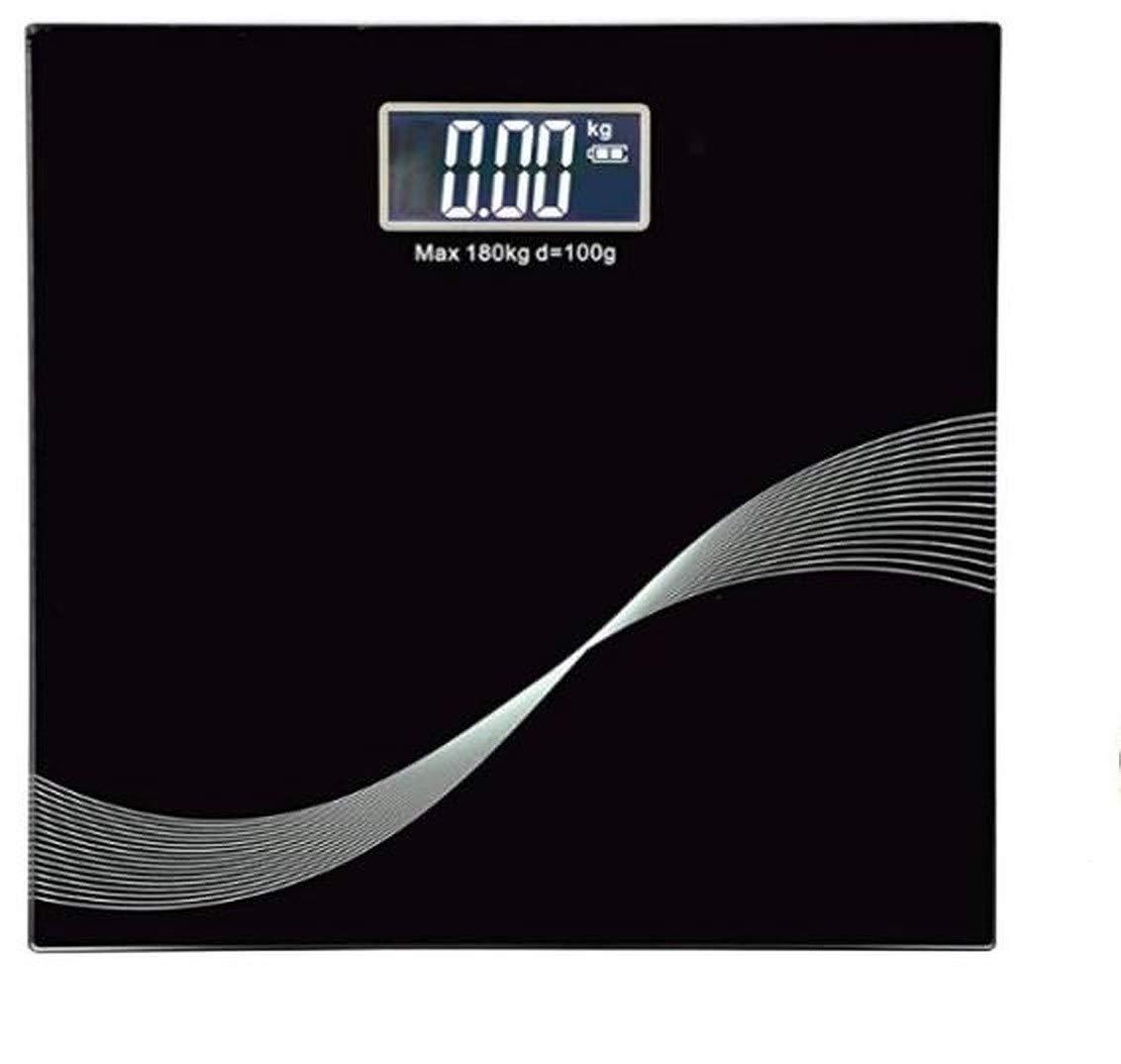 IONIX IONIX Toughened glass black colot weight machine for human body, weight scale for body weight, vajan kata for human body, body weight machine digital glass unbreakabale