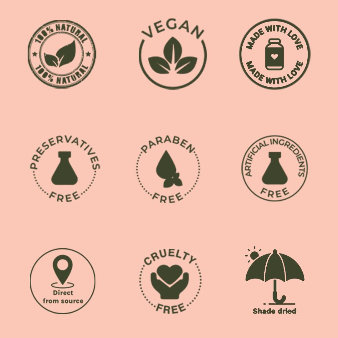 Tattvalogy Tattvalogy Licorice Root Powder | Mulethi Powder | Yashtimadhu | Glycyrrhiza glabra | 100% Pure & Natural | Facial Mask | For Hair and Skin Care | Defence From Acne & Pimples | In Glass Jar - 100 GM