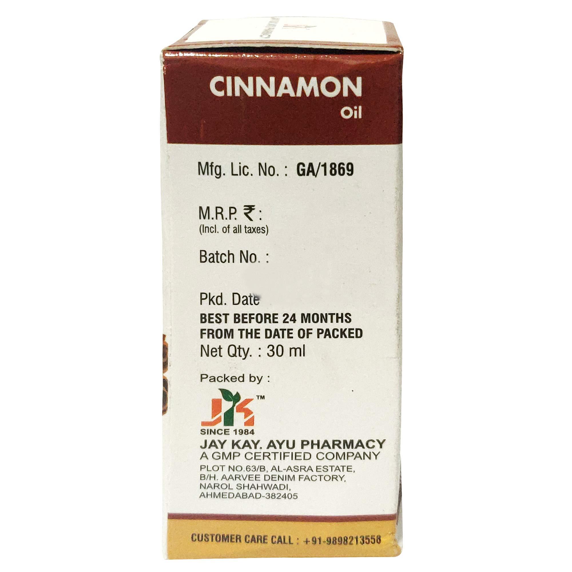 J.K J.K Darchini Oil Cinnamon Bark Oil - 30 ml