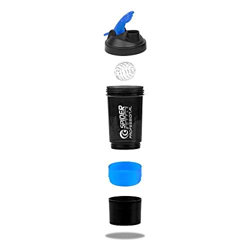 RAINBOW58 RAINBOW58 Spider Shaker Bottle 500ml For Pre-Post Workout Supplement Protein Shake Gym Sipper Bottle|Gym Bottle for Protein Shake/Sipper Bottle For Men & Women (Blue)