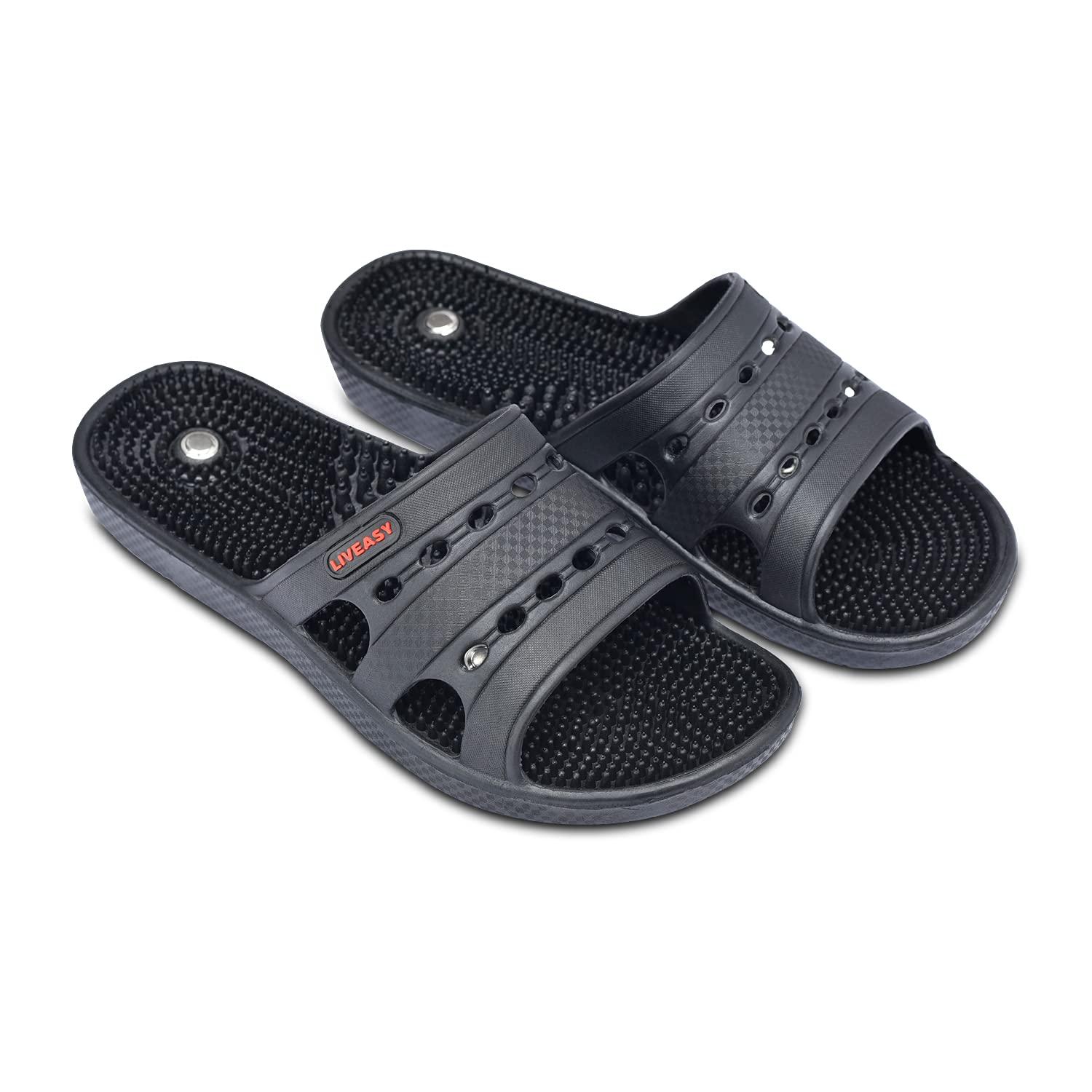 LivEasy LivEasy Massage & Orthopedic with Acupressure Therapy Indoor Outdoor Slipper/Doctor Chappal & Footwear (Women, 7)