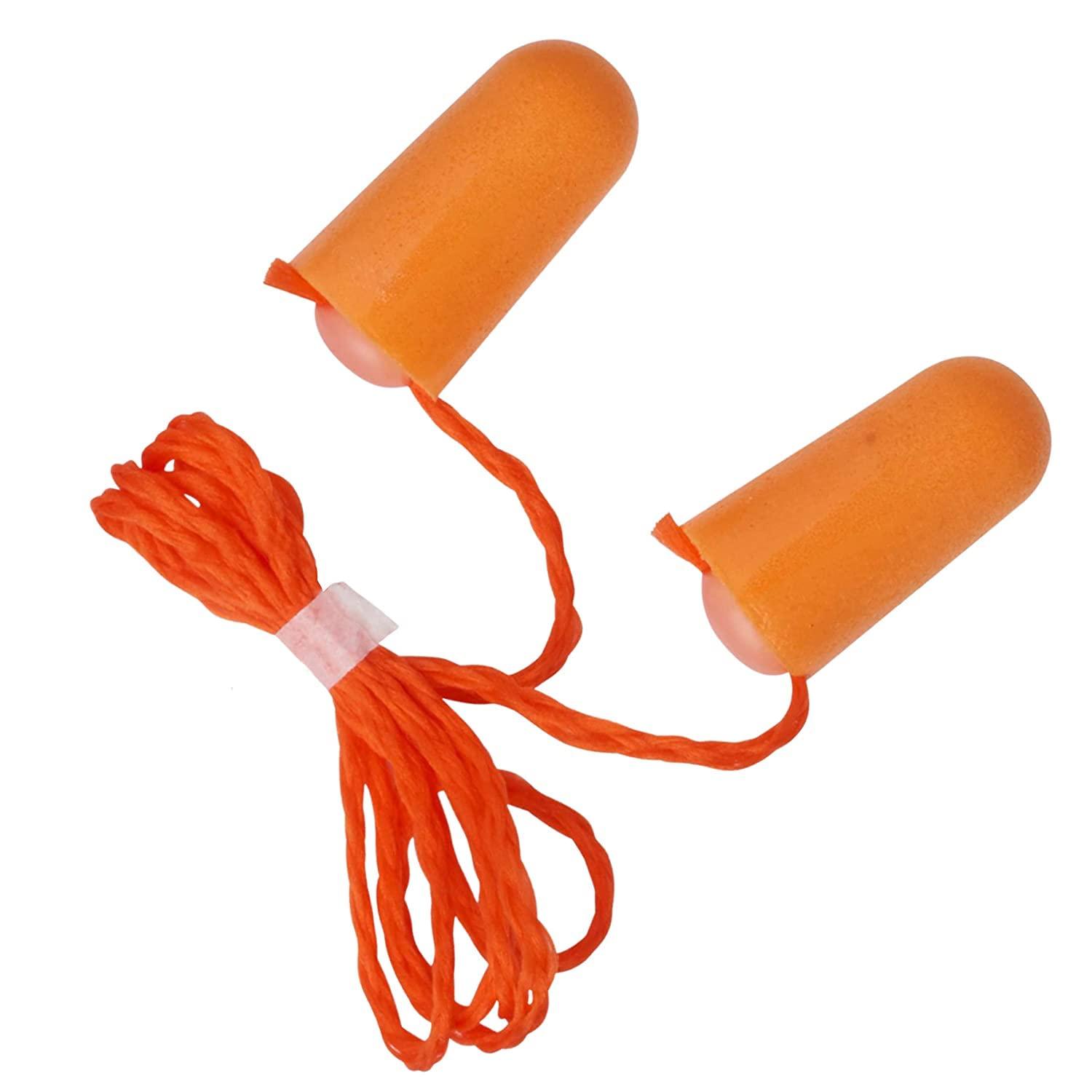 3M 3M Corded Foam Disposable Ear Plugs, Pack of 15