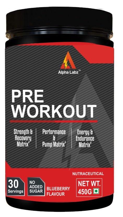 Alpha Labz Alpha Labz Extreme Pre-Workout Supplement with Beta-Alanine, Creatine, L-Citrulline, L-Arginine For Performance | Lean Muscles Building | Strength | Mental Focus | Energy Boost | Explosive & Powerful Pumps | Next Generation Preworkout Formulation & C