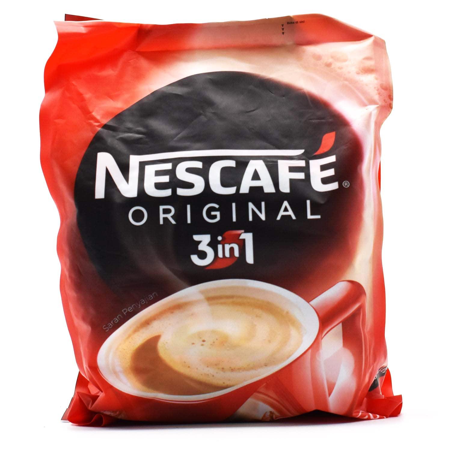 Nescafé NESCAFÉ 3 In 1 Original Soluble Ground Coffee Beverage,30 Sachets Bag