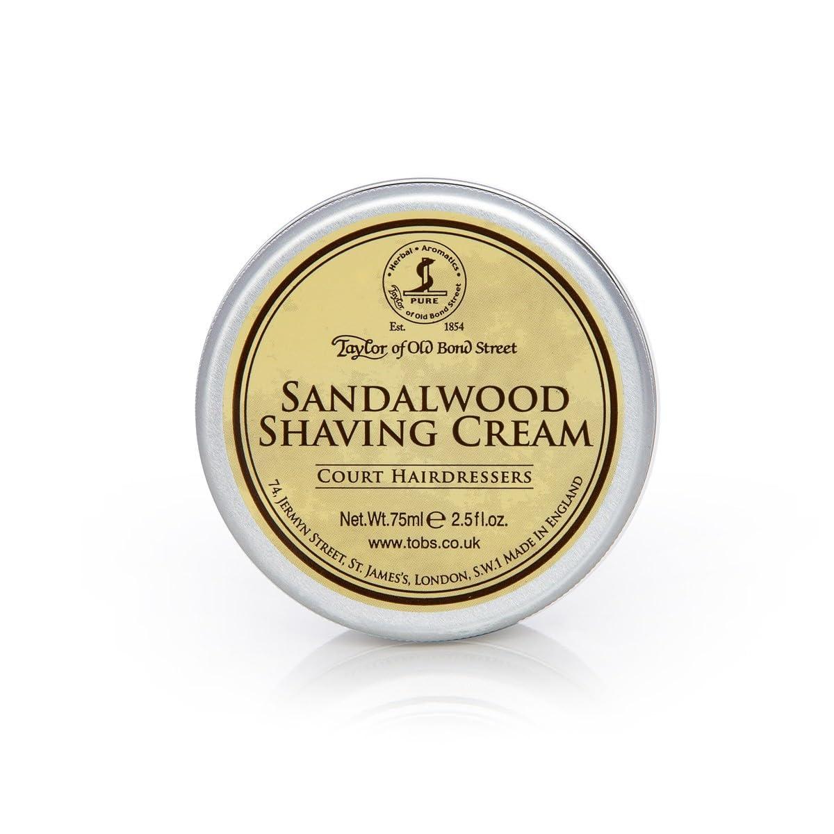 Taylor of Old Bond Street Taylor of Old Bond Street 60ml Sandalwood Shaving Cream Bowl