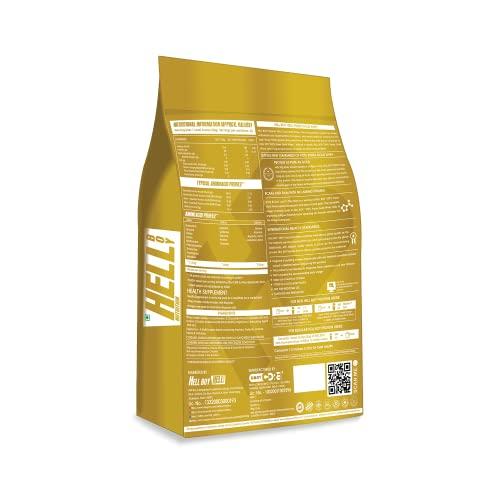 HELL BOY Hell Boy Gold Whey Protein-1Kg | Gold Whey | Whey Protein | Protein Powder | Beginner Protein (Chocolate, PO1)