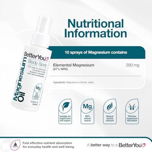 BetterYou BetterYou Better You Magnesium Oil Original Spray, 100 ml