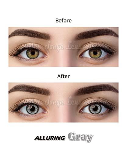 Sonya Lens The Eyes are the window to the soul! Sonya Lens Colored Contact Lenses (1 pair lens per box) Alluring - Grey