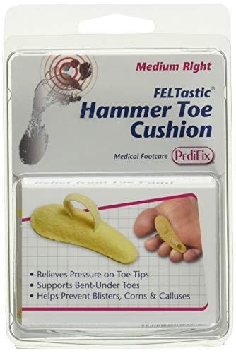 Pedifix PediFix Felt Hammer Toe Crest Cushion, Medium 8+, Right